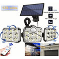thumbnail image 1 of Lámpara Solar Exterior de Pared con Sensor 138 Ledsv Leiki 1 lampara set 3 solar, 1 of 4