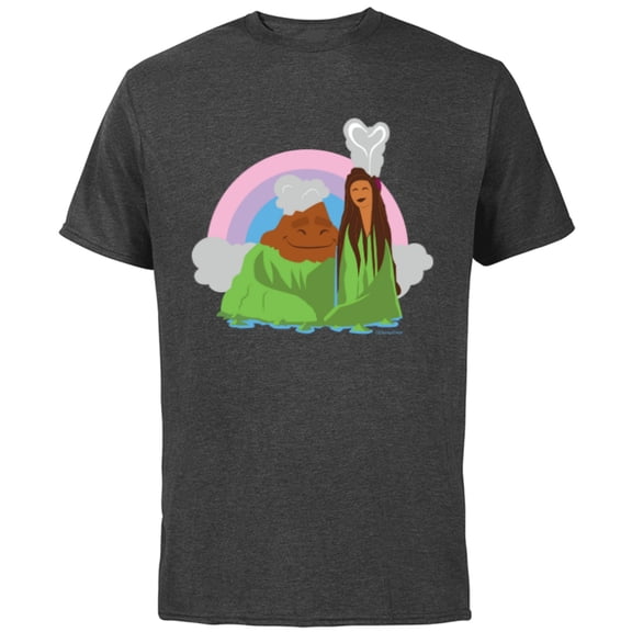 Disney and Pixar’s I Lava You Romantic Valentine’s Day - Short Sleeve Cotton T-Shirt for Adults - Customized-Charcoal