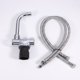 thumbnail image 4 of Grifo de cocina plegable Rotación de 360 ° Barra de baño Fregadero Grifos de agua Mezclador de agua fría y caliente de un solo mango Grifo de cobre para RV Caravan Camper Marine Boat Camping yeacher 9-16 pulgadas, 4 of 6