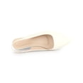 thumbnail image 4 of BLISSFUL STEP Valentine's Women's Shoes Slingback Pointed Toe Flat Shoes Cream 10, 4 of 8