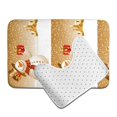 thumbnail image 6 of Yiaed Christmas Snowman Gift Print Bathroom Mat Set 2 Pieces Mat Anti-Skid Pad Ultra Soft and Absorbent Bathroom Bath Mat Contour Bath Rugs for Toilet Base, 6 of 6