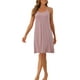 thumbnail image 2 of Vestido de pijama sin mangas para mujer INSPIRE CHIC, quimono de modal, camisones, camisetas de noche, vestidos de noche con tirantes de espagueti, L Rosa, 2 of 6