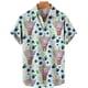 thumbnail image 2 of Camisas de playa hawaianas de verano para hombre, camisa con botones y estampado de postres en 3D para hombre, camisa informal de manga corta, ropa, 2 of 5