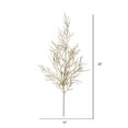 thumbnail image 2 of Vickerman 28" Gold Onoclea Glitter Wild Huck Artificial Christmas Spray. Includes 6 sprays per pack., 2 of 3