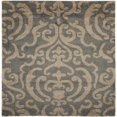 thumbnail image 1 of Safavieh Florida Shag Collection SG462-8013 Grey and Beige Square Area Rug (4' Square), 1 of 4