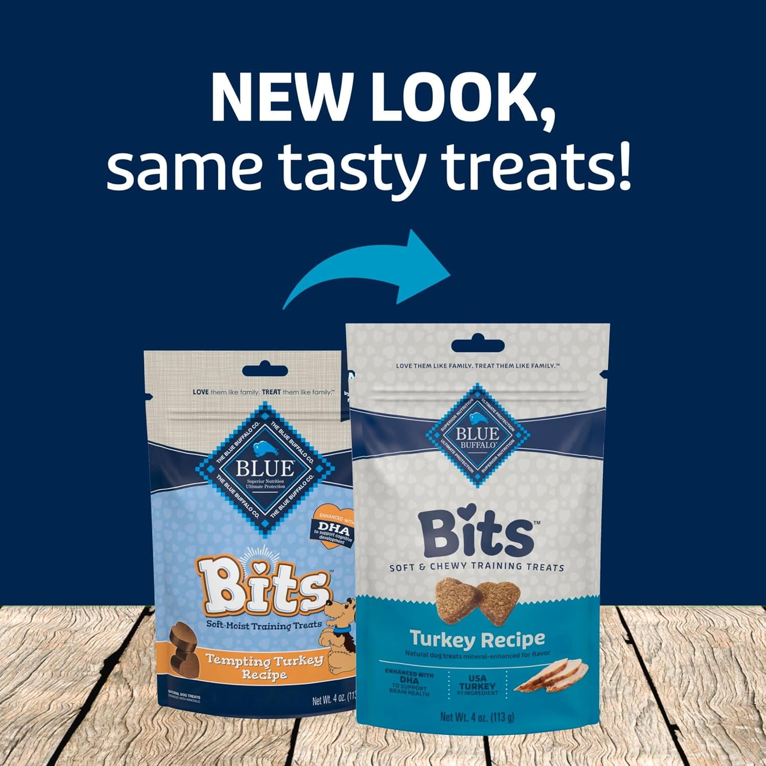 Blue Buffalo Bits Soft Dog Treats for Training, Turkey Recipe 4-oz bag
