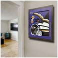 thumbnail image 3 of YTF NFL Baltimore Ravens 3D Logo Series Wall Art 12X12, 3 of 4