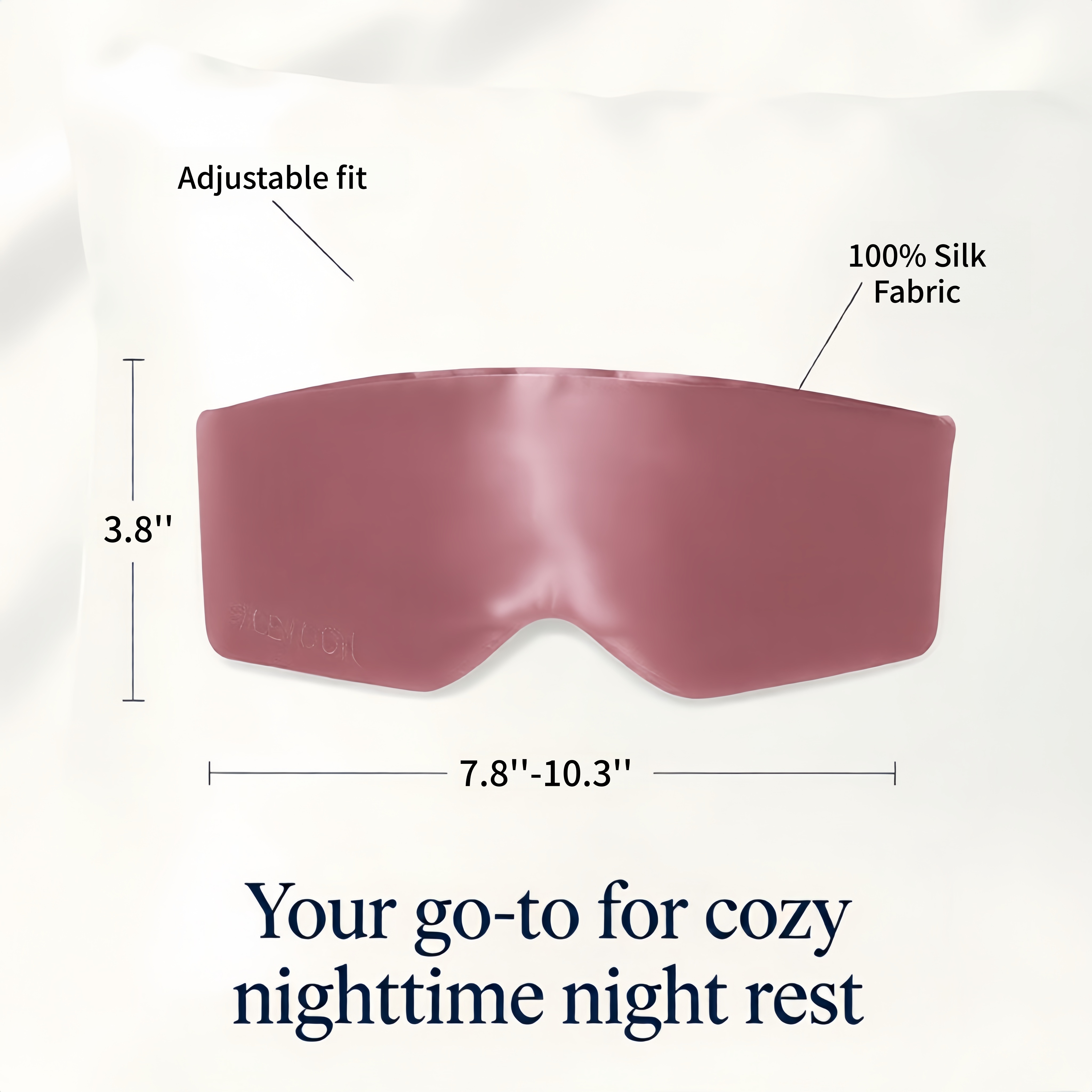 FACEMOON Silk Sleep Mask for Women and Men, Blackout, Eye Care, Travel