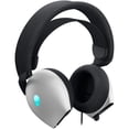 thumbnail image 2 of Audifonos Gamer de Diadema ALIENWARE Microfono retractil Dolby Atmos 40KHz RGB USB + Adaptador 3,5 mm Blanco AW520H, 2 of 6
