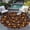 B, variant on SENYUM Upgrade Abstract Floral Modern Waterproof Round Outdoor Rug for Backyard Garden Patio Deck Balcony Porch Reversible Circle RV Camping Carpet Kitchen Laundry Bathroom Floor Rug Mat