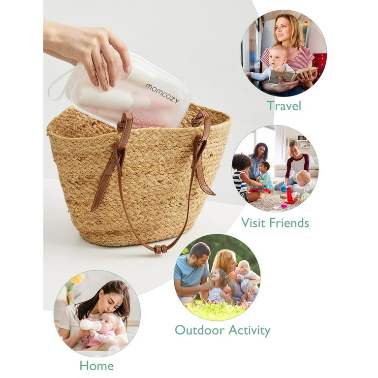 ESFC Portable Electric Baby Bottle Brush Set With Nipple