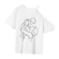 thumbnail image 4 of Camiseta para mujer, camiseta básica, camiseta de cuello redondo para viajes, trabajo en carretera, viaje XL, 4 of 8
