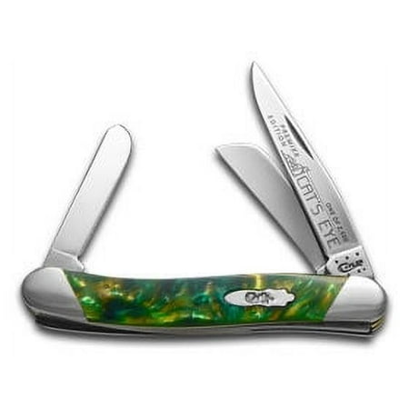 Case XX Knives Slant Series Cat s Eye Corelon Medium Stockman 1/2500 Pocket Knife S9318CE