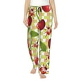 thumbnail image 2 of Kdxio Women's Comfy Stretch Cherries and LadybirdsPrint Drawstring Pajama Pants-Small, 2 of 9