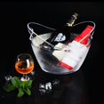 thumbnail image 2 of Cubo De Hielo De Plástico Transparente, Soporte De Almacenamiento De 4L Para Vino, Champán Y Botellas De Cerveza Vogacara HA036364-00, 2 of 6