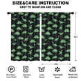 thumbnail image 2 of Blackout Kids Curtains,Black Cartoon Dinosaurs Pattern Childrens Insulated Curtains Set Of 2,Bedroom Essentials,Toddler Room Decor 52"x84", 2 of 5