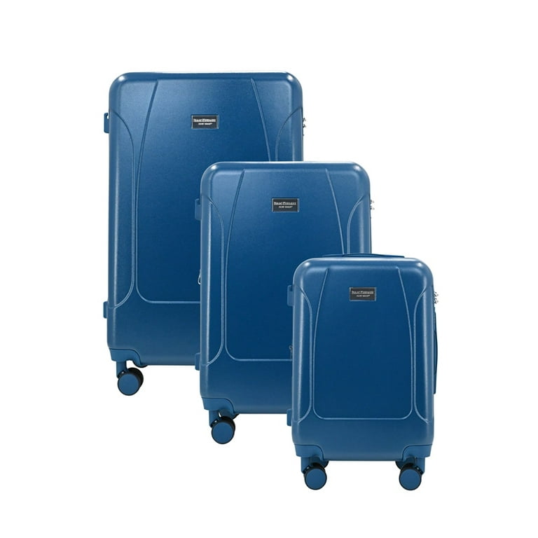 Isaac Mizrahi Luna 3-Piece Hardside Luggage Set Lightweight and