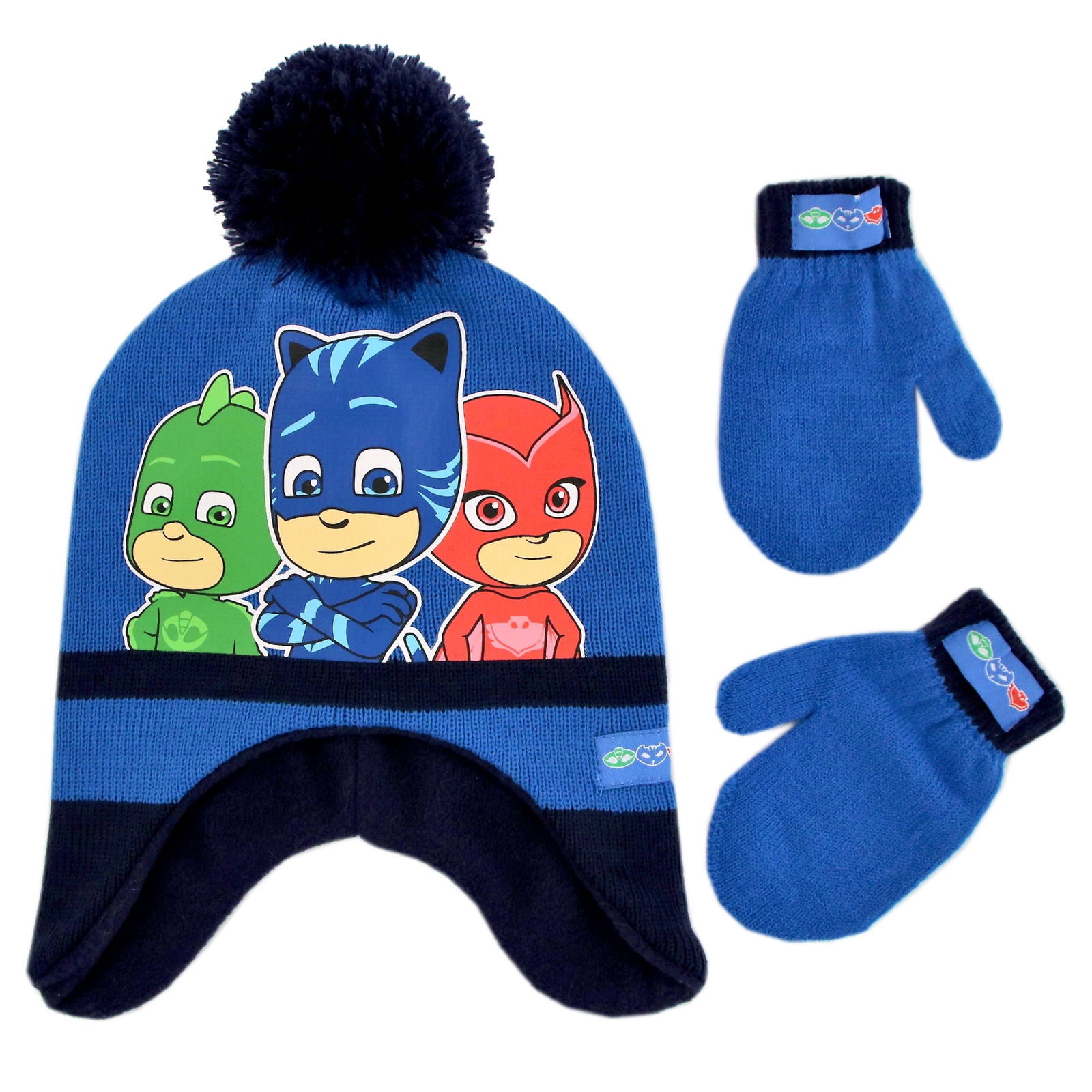 toddler boy hat and mittens