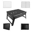 thumbnail image 3 of Asador Portátil de Carbón Casa y Concepto JY-353 Negro Acero Inoxidable, 3 of 4