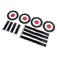 thumbnail image 1 of Target 4PCS Soccer Targets Discs Set ABS Soccer Goal Shooting Target Training Equipment with Straps for Sports Training, 1 of 7