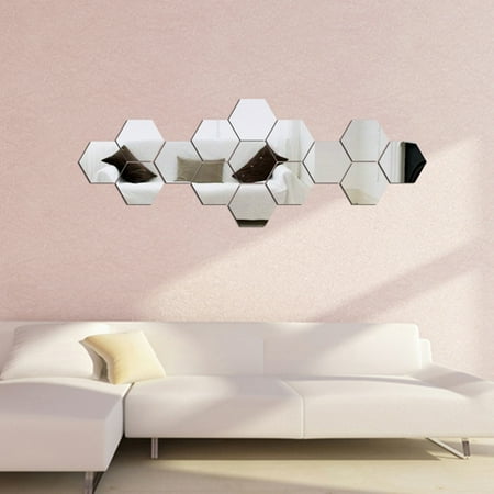 Wall Stickers Bedroom Decal Living Room Sticker Mirror Like Acrylic Mural Hexagon 3d Canada Wall Stickers Bedroom Decal Living, Wall Sticker Mirror Design