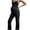 AD-Black, variant on QATAINLAV Mother's Day Gifts Women's Maternity Bodysuit Sleeveless Spaghetti Straps Jumpsuit Pregnancy Solid Color One Piece Flare Pants for Yoga Workout Black S