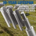 thumbnail image 4 of Memoryfield 5 ft x 328 ft Farm Fence, 12 Gauge Galvanized Livestock Wire Fencing, Cattle Fence for Goat, Deer & Livestock Protection, 4 of 10