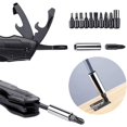 thumbnail image 4 of Cuchillo multifunción 5 en 1, cuchillo plegable con alicate multifunción de bolsillo con abrelatas, destornillador para actividades al aire libre, camping, senderismo (a prueba de fallos y, 4 of 5