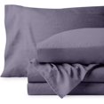 thumbnail image 2 of Washed King Sheet Set Premium UltraSoft Microfiber Bed Sheets Double Brushed Hypoallergenic Stain (King Washed Pebble Beach), 2 of 7