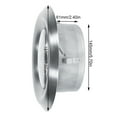 thumbnail image 4 of YUMILI Grille D'aération Réglable, 3 Tailles En Acier Inoxydable Grille D'aération Mur Plafond Rond Couvercle De Conduit De Ventilation Pour Salle De Bain Bureau Cuisine(150mm), 4 of 4