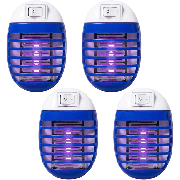Bug Zapper Indoor, Fly Zapper Trap Catcher Indoors, Gogcaro Electronic Mosquitoes Fruit Fly Killer Mosquito Zapper for Living Room, Home, Kitchen, Bedroom, Baby Room, Office, Bug Light (4 Packs)