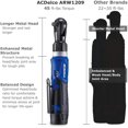thumbnail image 3 of Kit de herramientas ACDelco ARW1209-K14 serie G12 inalámbrico de iones de litio de 12 V, 3 of 9