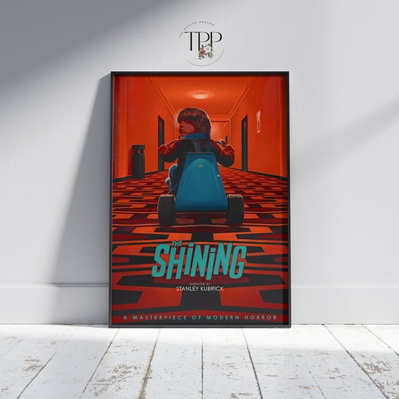 Zuno The Shining Poster, Horror Movie Wall Art, Stephen King, Cinema Room Decor, Gift For Film Buffs- Wall Art Print, 8x12 UNFRAMED