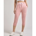 thumbnail image 3 of 3-Pack: Women's Capri Silky Soft Joggers Cuffed Athletic Comfy Casual Sweatpants with Pockets (Available in Plus Size), 3 of 7