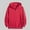 Red, variant on Dxzfnsa Sweatshirts for Men Men's Fashionable Solid Color Long Sleeved Hoodies Pullover Quarter Zip Sweatshirts Composite Velvet Sweatshirts with Pocket