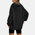 thumbnail image 6 of Juslio Hoodies for Women Pullover Long Sleeve Outerwear Pocket Drawstring Hooded Sweatshirts, 6 of 7