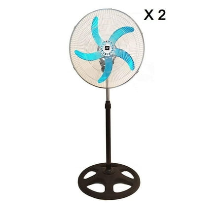 SET of 2 Industrial | Commercial Strength Stand Fan 18