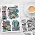 thumbnail image 3 of Books Clear Stamps Transparent Stamps Book with Hydrangeas Silicone Clear Stamp Seals for DIY Scrapbooking Photo Album Decoration 4.3x6.3inch for DIY, 3 of 7