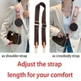 thumbnail image 5 of Correas para monedero, bolsos cruzados de repuesto, bolso de mano, cuero de nailon ancho, ajustable, correa para bolso tipo bandolera, 5 of 5