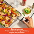 thumbnail image 3 of bella 10" x 20" Electric Griddle with Warming Tray, EverGood&trade; Ceramic Nonstick Coating & Removable Temperature Probe, Dishwasher-Safe Drip Tray, 3 of 9