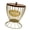 0339 gold with cover, variant on JZROCKER Elegant Coffee Pods Stand With Lid Coffee Holder Display Stand Basket Sturdy Shelves Coffee Storage Rack