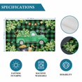 thumbnail image 6 of St. Patrick's Day Placemats Set of 6, Green Truck Lucky Shamrocks Farmhouse Check Placemats for Dining Table, Place Mats for Kitchen Tabletop, Waterproof Wipeable Dining Table Mats Set, 6 of 9