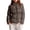 Coffee, variant on Winter Coats for Women Hooded Warm Waist Cinched Pleated Loose Drawstring Coat Mountain Hiking Trip