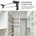 thumbnail image 3 of DEEPCRAFF Iron Clothes Rod Expandable for Home Organization with Round Shape 1Pcs, 3 of 8