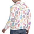 thumbnail image 4 of Lsque Pikmin Pattern Casual Men's Hoodie,Hooded Sweatshirt with Kangaroo Pocket,Pullover Hoodie-3X-Large, 4 of 8