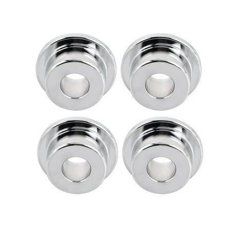 Handlebar Riser Bushings Mounts Fit Harley Softail Dyna Sportster 1973-2017 Aluminum (Chrome)
