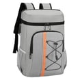 thumbnail image 3 of Bolsa térmica de gran capacidad shamjiam mochila térmica aislada para hombres y mujeres Gris claro, 3 of 8