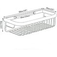 thumbnail image 3 of Estante de almacenamiento para baño con diseño de esquina, construcción de latón antiguo, organizador de estantes a prueba de óxido para montaje en pared para baño, cocina, dormitorio, dormitorio, 3 of 5