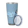 thumbnail image 2 of Masiiu Bluey Print 20OZ Car Cup for Travel, Insulated Stainless Steel Cup, Leak-Proof Lid with Straw and Direct Drinking Opening-Straw Two-piece Set, 2 of 8