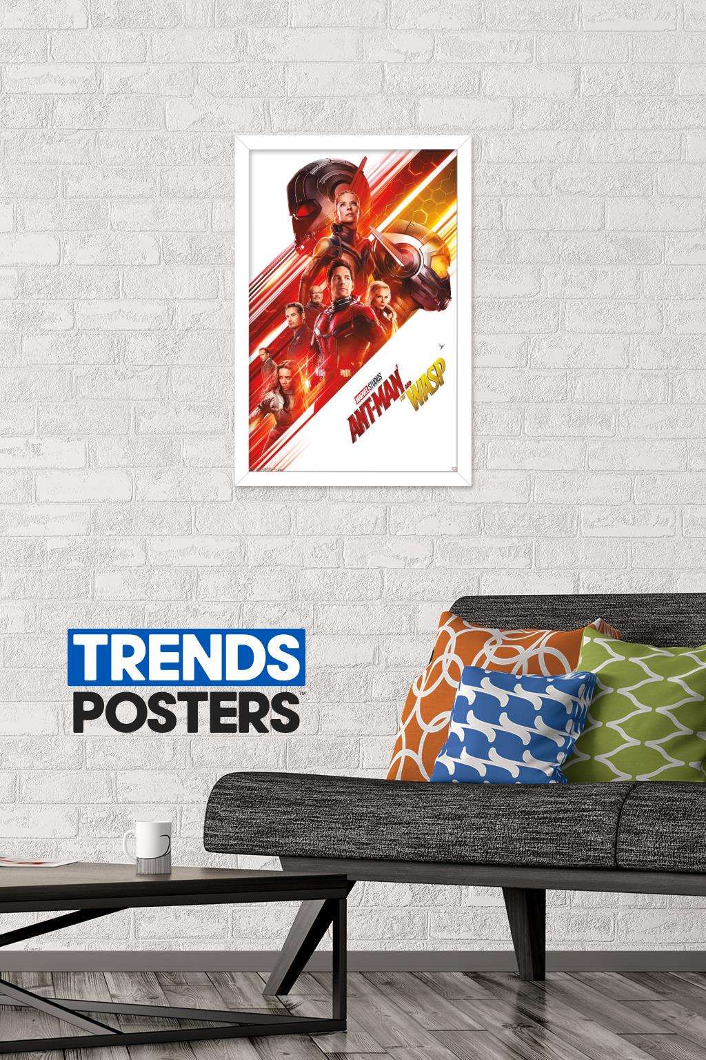 Marvel Cinematic Universe - Ant-Man - Group One Sheet Wall Poster, 14.725" x 22.375", Framed